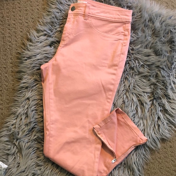Peachy Pink Calvin Klein pants - Picture 1 of 5